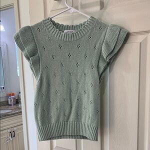& Other Stories Light Green Kids Sweater